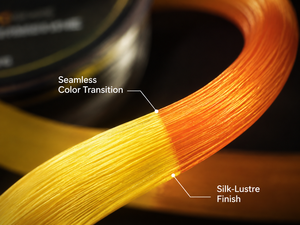 Filament d'imprimante 3D <span class=keywords><strong>R3D</strong></span> Silk <span class=keywords><strong>PLA</strong></span> bicolore 1,75 mm 1 kg, changement de couleur dégradé pour projets artistiques Bambu Lab, qualité supérieure - Product Image 2