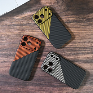 Per Apple <span class=keywords><strong>iPhone</strong></span> <span class=keywords><strong>12</strong></span> 13 14 15 16 <span class=keywords><strong>Pro</strong></span> <span class=keywords><strong>Max</strong></span> 17 Air all'ingrosso in fibra di carbonio semplice custodia protettiva creativa per telefono - Product Image 2