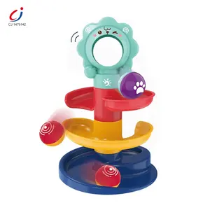 Chengji rotasyon yörünge çocuk bulmacaları haddeleme topu oyuncak parça eğitim plastik parça slayt topu oyuncaklar çocuklar için
