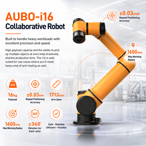 Robot Colaborativo Profesional de 6 Ejes de Alta Resistencia bibo AUBO I16 con Carga Útil de 16 kg para Paletización y Manipulación Industrial - Product Image 1