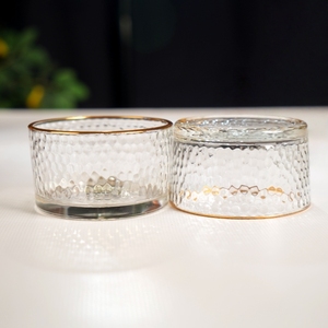 Frasco de vidrio portátil de lujo para microondas para el hogar Almacenamiento de cocina Tapa moderna segura para lavavajillas para uso en fiestas escolares Frutas secas - Product Image 1