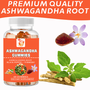 Gomitas de Ashwagandha de Absorción Rápida, Gomitas Veganas con Extracto de Raíz de Ashwagandha, Gomitas para Aliviar el Estrés, Gomitas para Reforzar la Inmunidad - Product Image 2