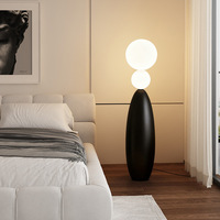 Lampadaire Artistique Haut de Gamme en Fer Forgé, Style Nordique, Lumière Chaude LED Dimmable, Idéal pour Salon, Décoration d'Angle Tendance, Hôtels et Grandes Villas