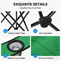 Fauteuil pliant moderne en tissu pour l'extérieur, idéal pour le voyage, la pêche, le jardin, le pique-nique, le camping, pliable, portable, pour la plage, mobilier d'extérieur, chaise de camping