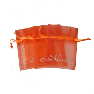 Bolsa con cordón de organza para regalos de joyería Bolsa de regalos de Navidad - Product Image 6