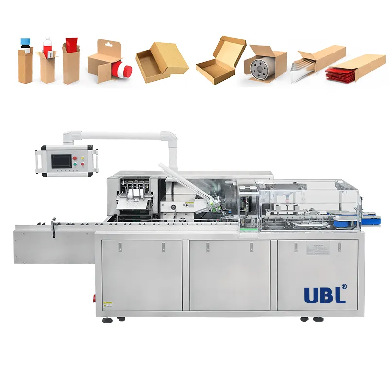 UBL Automatic Milk Powder Pouch In Box Cartoning Machine Carton Box Sealing Packing Machine