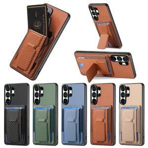 Funda con Ranuras para Tarjetas y Soporte Plegable para Samsung S25 Plus/S26 Ultra, Funda Trasera Tipo Cartera para <span class=keywords><strong>Galaxy</strong></span> A37/A57/A17/A07 - Product Image 1