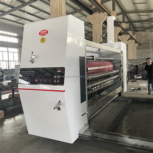 SYKM, soluciones personalizadas, <span class=keywords><strong>Flexo</strong></span>, 2 colores, impresora de cartón de un solo paso, máquina troqueladora corrugada con función de ranurado - Product Image 2