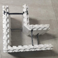 Blocs de construction EPS ICF pour la construction économe en énergie-coffrages isolés en béton pour villa et maison