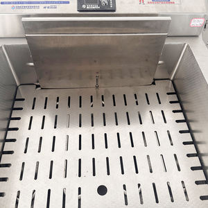 <span class=keywords><strong>Friteuse</strong></span> électrique commerciale de 25 litres avec température réglable et robinet de vidange d'huile pour hôtel, construction en acier inoxydable - Product Image 3