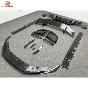 Performance Style Dry Carbon Fiber Body Kits for Audi R8 Kit 2016-2018 Side Skirt Front <b>Diffuser</b> Lip Rear Spoiler Wing <b>Car</b> Parts - Product Image 2