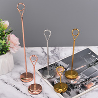 Support de carte de table rond en acier inoxydable pour hôtel, restaurant, mariage - Vente en gros