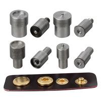 Tous types de matrices de presse manuelle pour la fixation de boutons, d'œillets et de boutons-pression métalliques