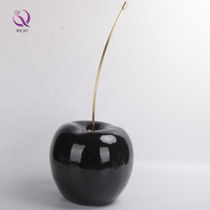 Ornements de cerise en résine minimaliste moderne décoration de bureau de salle à manger artisanat créatif de fruits de cerise pour la décoration intérieure moderne - Product Image 5
