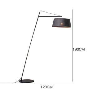 Nordic Minimalist Modern Marble Fishing Floor for Living Room Creative Designer Iron <b>Lighting</b> Fixture for Study Showroom Art - Product Image 4