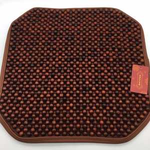 Coussin de siège de voiture universel pour l'été avec perles en bois, coussin de massage carré rafraîchissant, adapté à toutes les saisons - Product Image 5