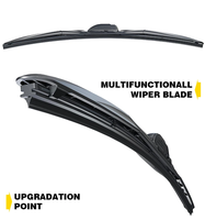 Deerxuan T191 Essuie-glaces multifonction 3 sections en caoutchouc naturel pour pare-brise de voiture, service OEM personnalisé universel