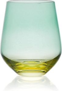 2023 Top Seller MIKASA CHROMA Lot de <span class=keywords><strong>4</strong></span> grands verres à vin sans tige aux couleurs arc-en-ciel pour l'eau de mariage Boissons à vin rouge - Product Image 6
