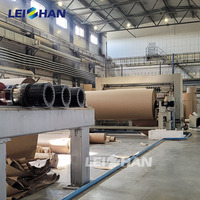 Ligne de production de recyclage de cartons usagés grande capacité, machine complète de fabrication de papier carton en rouleaux jumbo