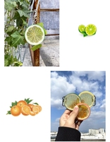 Gantungan Kunci Irisan Buah Simulasi Lucu, Liontin Lemon Jeruk Realistis, Gantungan Tas, Hadiah Unik untuk Teman