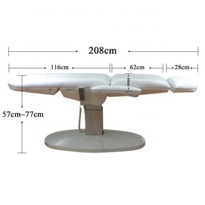 Kisen Beautyshop Clinic Hospital Beauty Bed Salon <b>Table</b> Lash Tattoo Bed Customized 3/4 Motors US EU UK AU Plug - Product Image 3