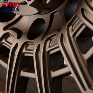 ล้อแม็กซ์ออฟโรด Speed Mega Bronze Mesh แบบ Beadlock สีดำ น้ำหนักเบา สำหรับรถบรรทุก SUV รถยนต์ ขนาด 17 18 19 20 นิ้ว - Product Image 5