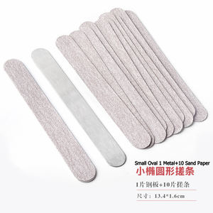 Limas de papel de lija extraíbles con mango de Metal, limas de doble cara, 100/180, 10 unidades - Product Image 5