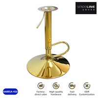 Base de chaise pivotante en métal moderne réglable pour tabourets de bar, accessoires de chaise de bar, certifiée SGS pour usage commercial, vente en gros