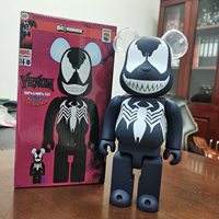 Vente en gros d'usine : Figurine Bearbrick 400% en ABS, emballage en boîte colorée, objet de collection en plastique