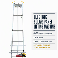 Monte-charge pour la construction, élévateur de 4 à 30 mètres, échelle pour panneaux solaires, capacité de levage 300 kg, monte-charge photovoltaïque personnalisable