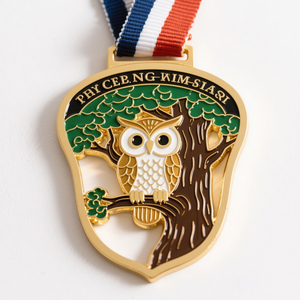 Supplier Design Logo Medals Custom Cycling Judo Fencing Gymnastics Rowing Swimming Running Marathon Sports Medals With <b>Ribbon</b> - Product Image 6