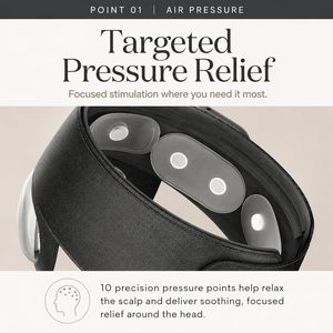 Masajeador Eléctrico de Cabeza con Compresión de Aire Automática y Calor para Uso Doméstico - Product Image 6