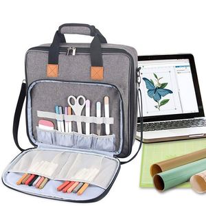 Sac de transport BSCI pour accessoires Cricut et ordinateur portable avec bandoulière amovible - Product Image 1
