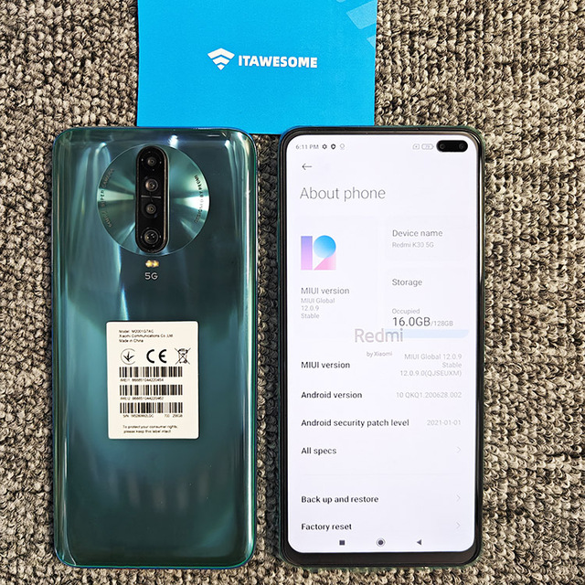 Wholesale Second Hand Mobile Phones for Used Android Phones Smart Mobile for Redmi K30 128G Sale Used Android Cellular 5g