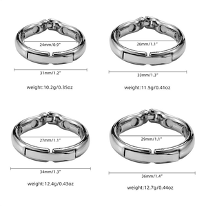 Anillo Magnético Ajustable de Metal para Pene, Retrasa la Eyaculación y la Circuncisión - Product Image 4