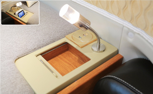 Lampe de lecture cristal <span class=keywords><strong>LED</strong></span>, courant continu <span class=keywords><strong>12</strong></span> V 24V, lampe de chevet Flexible pour camping-Car, voiture, Marine et camping-Car - Product Image 6