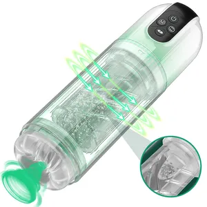 Male Masturbator Automatic Sucking Rotate Penis Vacuum Pump Water Massager Pussy Vagian Pocket Masturbation Cup Sex Toys For Men