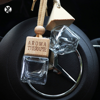 Bouteilles de parfum en verre YM Factory Fashional Fragrance avec couvercle en bois, diffuseur de parfum pour voiture, 10 ml