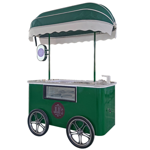Chariot électrique pour la vente de crème glacée, chariots mobiles de vente de nourriture de rue - Product Image 5