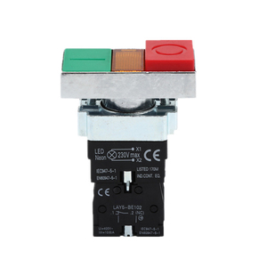 22mm 10A 250V Momentary Latching 1NO1NC CE for Plastic <b>Push</b> <b>Button</b> <b>Switch</b> IP65 for Air Compressor Station Use - Product Image 4