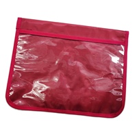 Sac de documents en PVC personnalisé, sac de pochette de documents de voyage enveloppe porte-documents en PVC