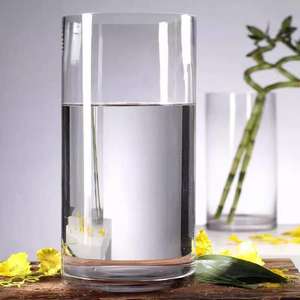 Nouveau Design 2.5 ''Diamètre Grand <span class=keywords><strong>Table</strong></span> Fleurs Vase Vase Cylindre En Verre - Product Image 5