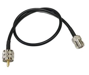Ensamblaje de cable RF UHF MACHO <span class=keywords><strong>PL259</strong></span> Enchufe a N Hembra <span class=keywords><strong>RG58</strong></span> Coaxial RF Jumper Pigtail Cable 15/30/50cm - Product Image 1