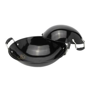 Nouvelle marque à la mode de cuisson émail Chinois grand <span class=keywords><strong>wok</strong></span> avec main - Product Image 2