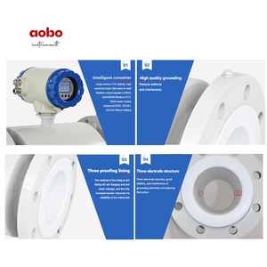 Badger Aft Acid Liquid Corrosion <span class=keywords><strong>Flow</strong></span> Meter 4 pulgadas 400 pulgadas 420MPa Salida Medidor de flujo electromagnético Sensor Medidor de flujo de lodo - Product Image 2