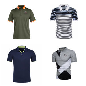 Polo de Moda para Hombre, Algodón, Manga Corta, Venta al Por Mayor, Diseño Personalizado OEM, Alta Calidad, Múltiples Estilos - Product Image 6