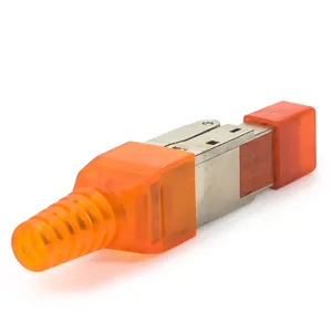 Câble réseau en gros d'usine vis sans outil blindé rj45 cat7 connecteur de prise modulaire