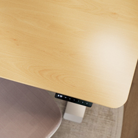 Ordinateur portable de jeu, bureau ergonomique électrique assis-debout 1,4 m, moderne en bois, double moteur, hauteur réglable, pour la maison et le bureau