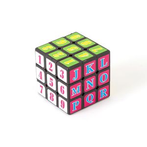 Cubo de Rubik educativo 3x3 para niños, juguete de inteligencia que estimula el cerebro con letras y números, cubo mágico de 4 a 7 años - Product Image 4