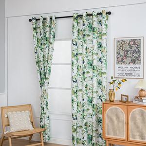 Produttore fornitore <span class=keywords><strong>tenda</strong></span> <span class=keywords><strong>da</strong></span> <span class=keywords><strong>sole</strong></span> camera <span class=keywords><strong>da</strong></span> letto soggiorno poliestere stampato tende <span class=keywords><strong>da</strong></span> finestra in velluto <span class=keywords><strong>verde</strong></span> - Product Image 3